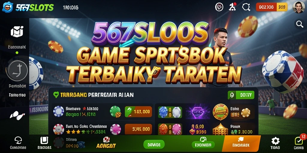 Tampilan antarmuka 567SLOTS saat bermain sportsbook yang mengasyikkan.