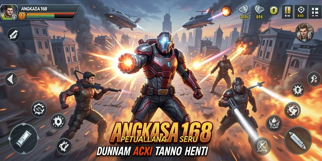 Screenshot gameplay seru ANGKASA168 dengan aksi mendebarkan.