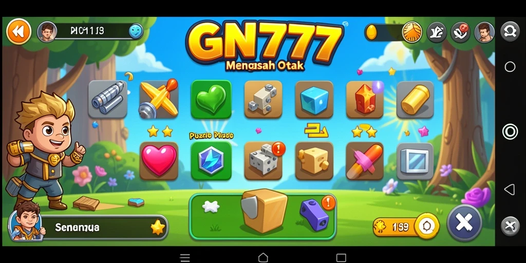 Tampilan gameplay GN777 yang menantang dan menyenangkan.