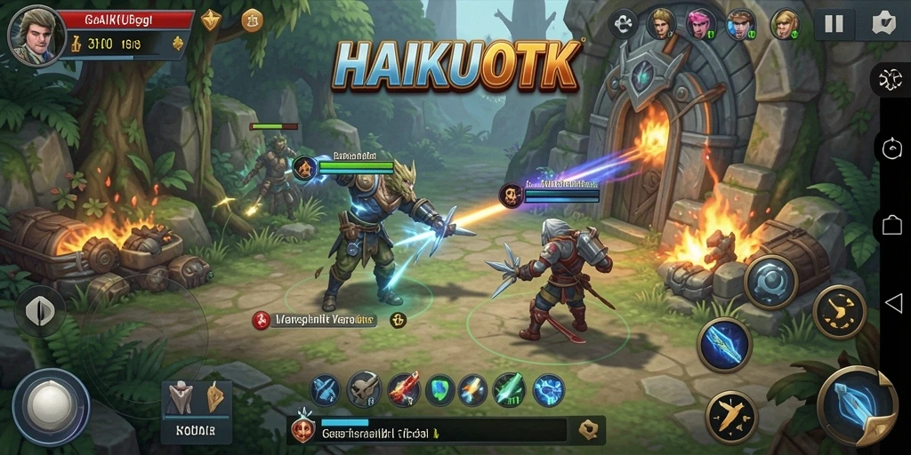 Tampilan gameplay SLG di HAIKUOTK yang seru dan menantang.