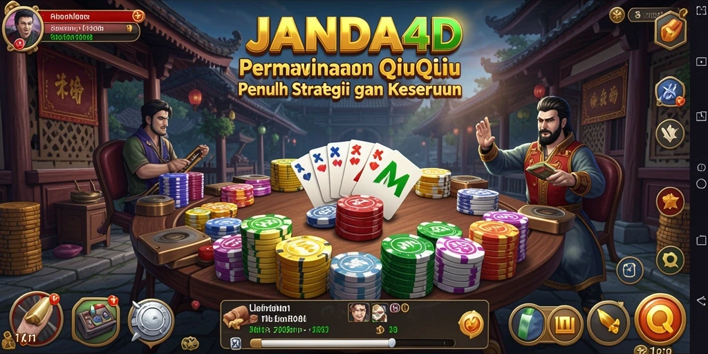 Screenshot gameplay QiuQiu yang menegangkan dan menarik.
