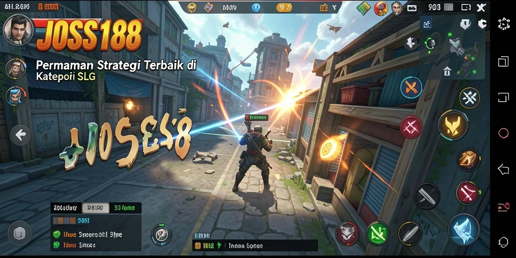 Tampilan gameplay seru dalam JOSS188 dengan strategi SLG.