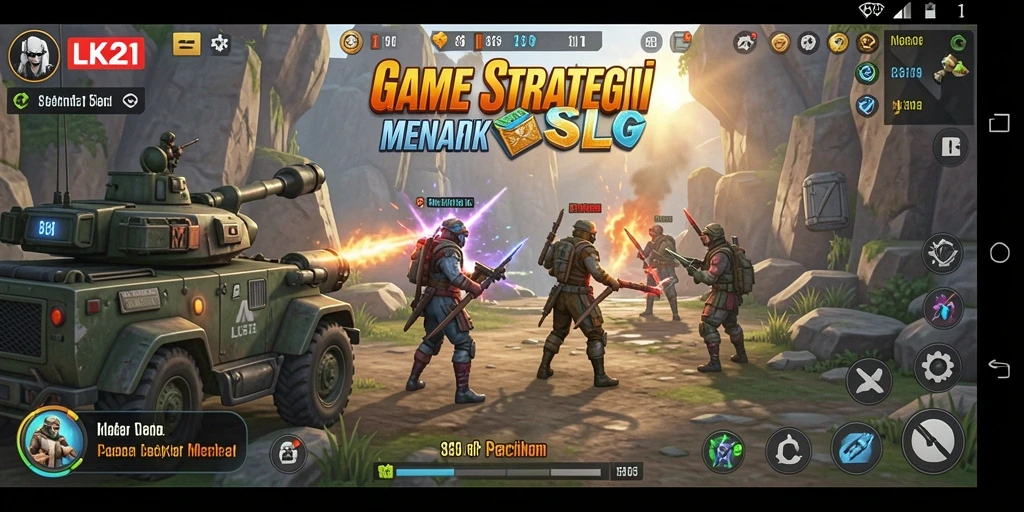 Tampilan menarik dari gameplay SLG yang mendebarkan di LK21.