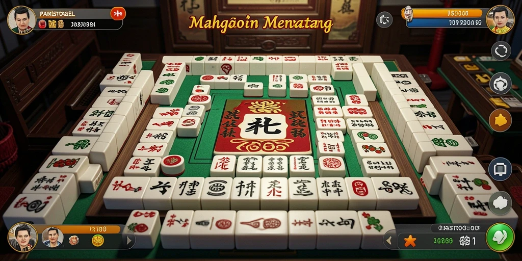 Screenshot utama PARISTOGEL menampilkan gameplay Mahjong yang menantang dan seru.