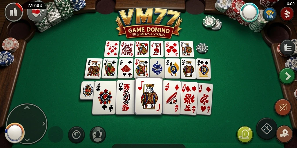 Tampilkan gameplay seru dari permainan Domino di VM777.