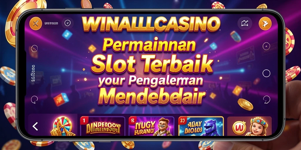 Screenshot WINALLCASINO menampilkan gameplay Slot yang seru dan mendebarkan.