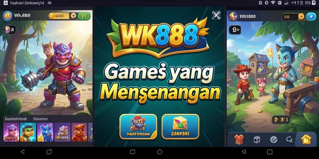 Tampilan gameplay menarik dari WK888 yang menghibur dan menyenangkan.