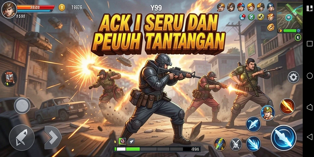 Tampilan gameplay Y89 yang seru dan penuh aksi.